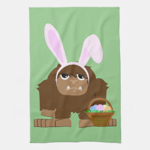 Paño De Cocina Pascua linda Bigfoot