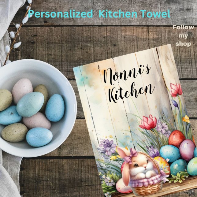 Paño De Cocina Pascua Personalizada la tía de la abuela (Subido por el creador)