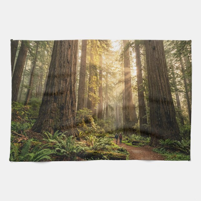 Paño De Cocina Paseo por el bosque (Horizontal)