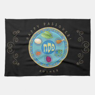 Paño De Cocina Passover Seder Pesach kosher del vintage