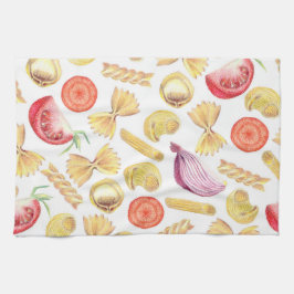 Paño De Cocina Pasta y Tomatos Frescos