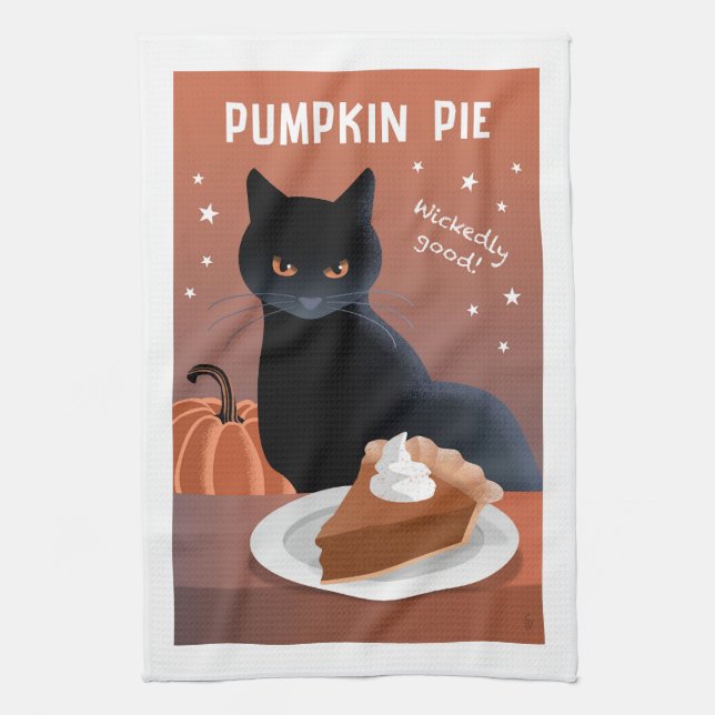 Paño De Cocina Pastel de Calabaza (Vertical)