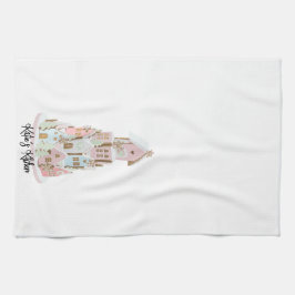 Paño De Cocina Pastel de castillo de azúcar Pastel Gingerbread