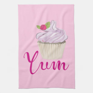 Paño De Cocina ¡Pastel de Rana Rosa Yum!