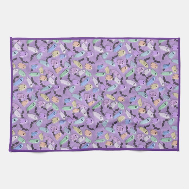 Paño De Cocina Pastel Ghosts Apron Kitchen Essential (Horizontal)