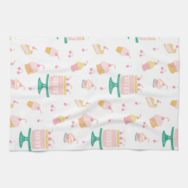 Paño De Cocina Pastel rosa y pasteles caprichosos