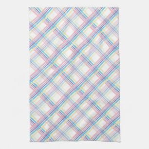 Paño De Cocina Pastel Summer Plaid