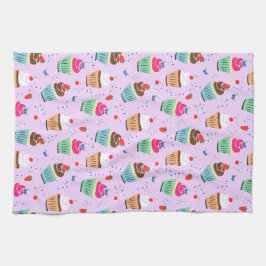 Paño De Cocina pastelería de postres dulces con patrón de quequit