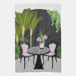 Paño De Cocina Patio del jardín Medinilla