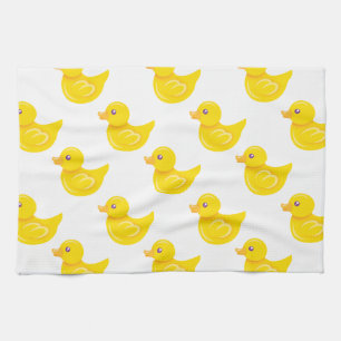 Paño De Cocina Pato de goma amarillo y blanco, dudoso