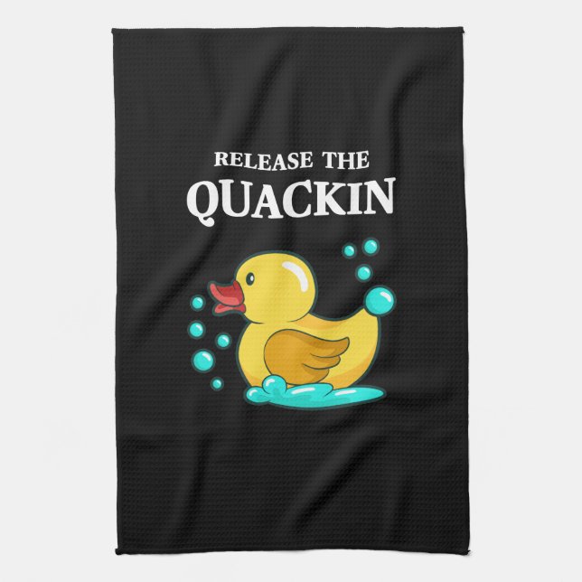 Paño De Cocina Pato - Libere El Quackin (Vertical)