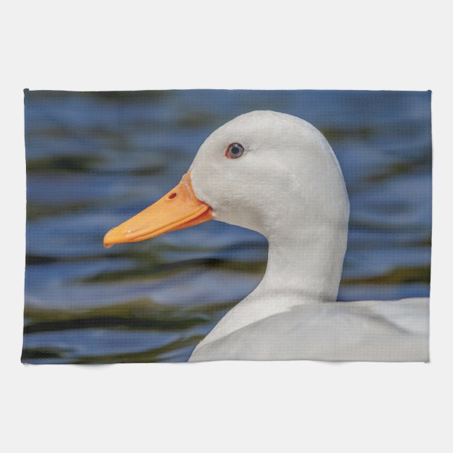 Paño De Cocina Pato mallorquín blanco (Horizontal)