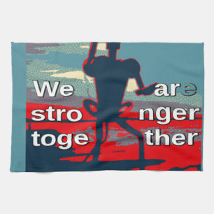 Paño De Cocina Patriotic USA Hope Graphic Art Print Design