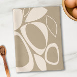Paño De Cocina Patrón abstracto de crema beige moderno y elegante<br><div class="desc">Aumente su espacio con nuestro Moderno Patrón Resumen de Estilo, combinando estética moderna de mediados de siglo con diseño escandinavo. Esta vibrante obra de arte añade un toque de encanto retro a cualquier habitación, ideal para aquellos que buscan moda y una decoración elegante. Ideal para los amantes de los estilos...</div>