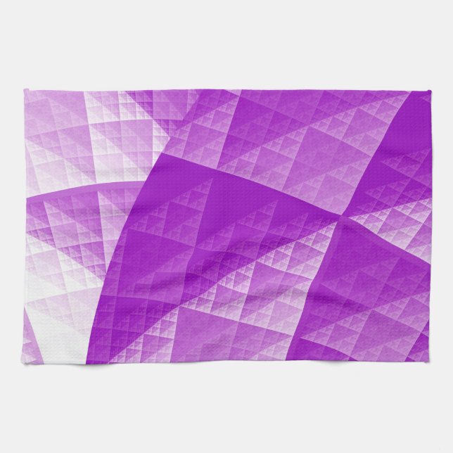 Paño De Cocina Patrón abstracto violeta (Horizontal)