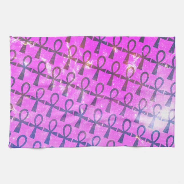 Paño De Cocina Patrón Ankh (Horizontal)