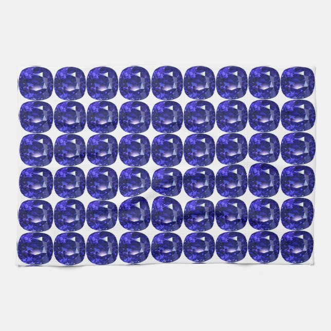 Paño De Cocina Patrón azul (Horizontal)