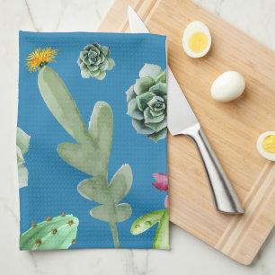 Paño De Cocina Patrón Cactus 5