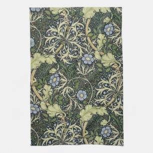 Paño De Cocina Patrón de algas marinas William Morris Arte de cos