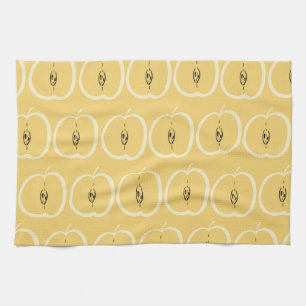 Paño De Cocina Patrón de Apple Vintage: Diseño de fondo de escrit