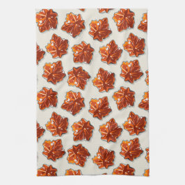 Paño De Cocina Patrón de arce de arce de arce de arce canadiense