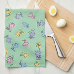Paño De Cocina Patrón de arte pop del azúcar de Woodstock<br><div class="desc">Echa un vistazo a este super lindo patrón de Woodstock en un suave y sugorio patrón pastel.</div>