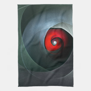 Paño De Cocina Patrón De Arte Resumen Artístico Moderno De Swirl
