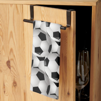 Paño De Cocina Patrón de bolas de fútbol