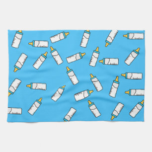 Paño De Cocina Patrón de botellas de leche para bebés