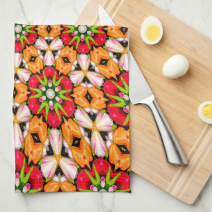 Paño De Cocina Patrón de buquet de tulipanes