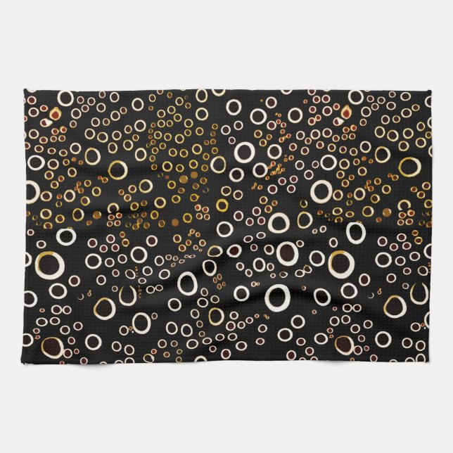 Paño De Cocina Patrón de burbuja única de cuajo (Horizontal)