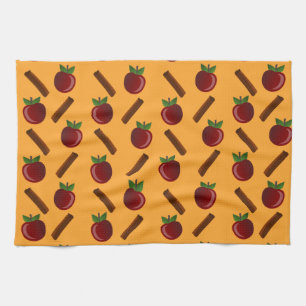 Paño De Cocina Patrón de canela de Apple