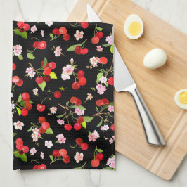 Paño De Cocina Patrón de cerezas 2