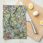 Paño De Cocina Patrón de Chintz Floral de Lily Golden Morris<br><div class="desc">Añada un toque de encanto rústico inglés a su cocina y mesa con estas hermosas toallas de té de tela de algodón William Morris Golden Lily. El Lily de Oro es a la vez elegante e inspirador. Te sientes como si estuvieras asomando a través de una reja de celosías por...</div>