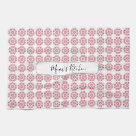 Paño De Cocina Patrón de círculo octagonal geométrico de resumen 