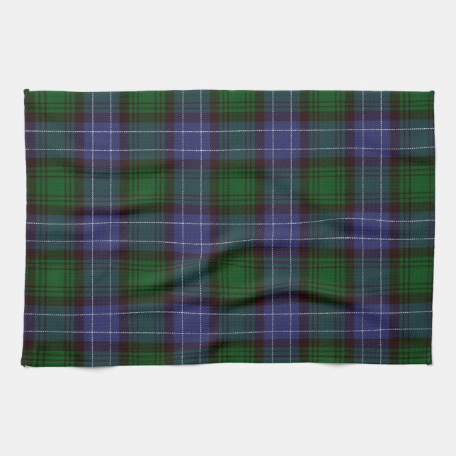 Paño De Cocina Patrón de clan tartán de Blackwatch (Horizontal)
