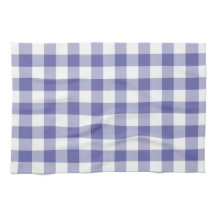 Patrón de cuadros de gingham azul pervinca de moda
