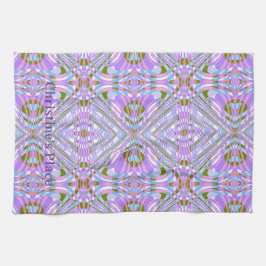 Paño De Cocina Patrón de diamante geométrico abstracto caprichoso