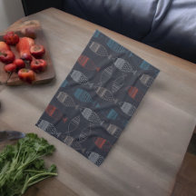 Patrón de dibujo de peces