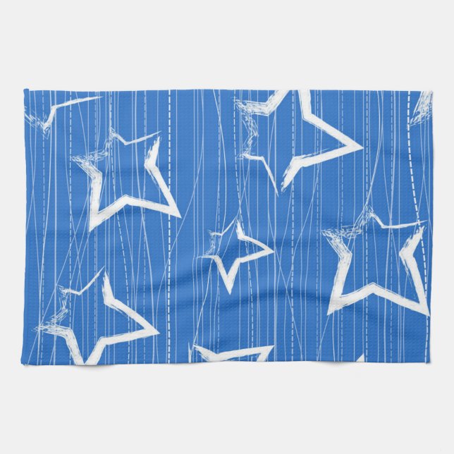 Paño De Cocina Patrón de estrellas (Horizontal)