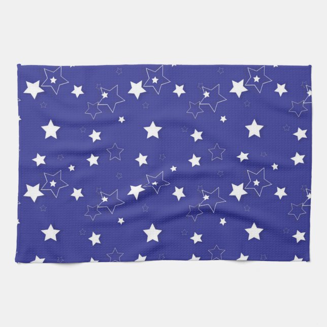 Paño De Cocina Patrón de estrellas (Horizontal)