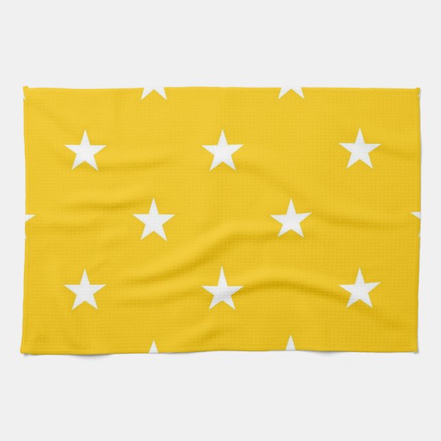 Paño De Cocina Patrón de estrellas (Horizontal)