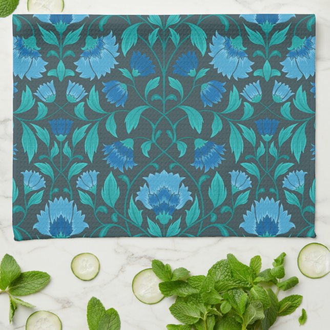 Paño De Cocina patrón de flores С (Doblado)