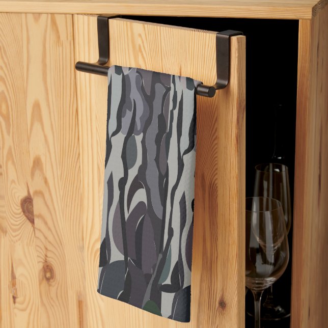 Paño De Cocina Patrón de fondo del tronco del árbol (Pliegue de tercios)