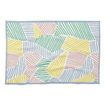 Patrón de formas de abstrucción con trazos de colo