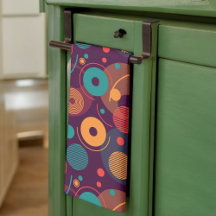 Patrón de formas geométricas multicolor