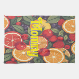 Paño De Cocina Patrón de fruta colorido lindo - Diseño de verano