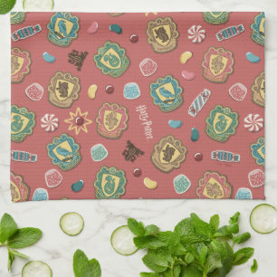 Paño De Cocina Patrón de galleta navideña de las Casas de HOGWART