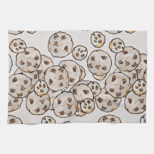 Paño De Cocina Patrón de galletas con chispas de chocolate