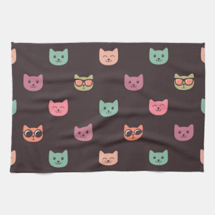 Paño De Cocina Patrón de gato